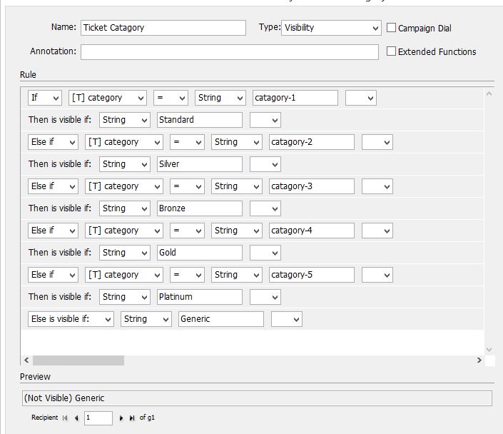 multiple layers visibility